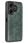 Mey İthalat®   Redmi 13 4G Kılıf Flip Cover - Koyu Yeşil