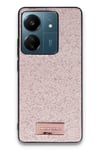 Mey İthalat®   Redmi 13C Bright Simli Kapak - Pembe