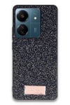Mey İthalat®   Redmi 13C Bright Simli Kapak - Siyah