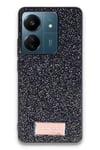 Mey İthalat®   Redmi 13C Bright Simli Kapak - Siyah