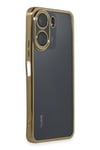 Mey İthalat®   Redmi 13C Kılıf  Lensli Silikon - Gold