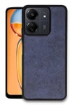 Mey İthalat®   Redmi 13C Kılıf Aras Deri Kapak - Lacivert