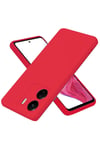 Mey İthalat®   Redmi 13C Kılıf First Silikon - Kırmızı