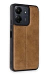 Mey İthalat®   Redmi 13C Kılıf Flip Cover - Taba