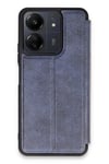Mey İthalat®   Redmi 13C Kılıf Flip Cover - Lacivert