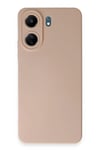 Mey İthalat®   Redmi 13C Kılıf Nano içi Kadife Silikon - Pudra
