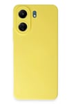 Mey İthalat®   Redmi 13C Kılıf Nano içi Kadife Silikon - Sarı