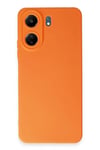 Mey İthalat®   Redmi 13C Kılıf Nano içi Kadife Silikon - Turuncu