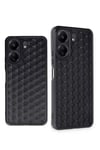 Mey İthalat®   Redmi 13C Kılıf Petek Silikon Kapak - Siyah