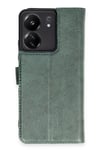 Mey İthalat®   Redmi 13C Kılıf Trend S Plus Kapaklı Kılıf - Yeşil