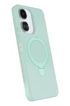Mey İthalat®   Redmi 13C Regal Magsafe Standlı Kapak - Su Yeşili