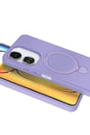 Mey İthalat®   Redmi 13C Regal Magsafe Standlı Kapak - Lila