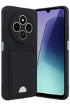Mey İthalat®   Redmi 14C Kelvin Kartvizitli Silikon - Siyah