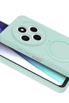 Mey İthalat®   Redmi 14C Regal Magsafe Standlı Kapak - Su Yeşili