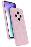 Mey İthalat®   Redmi 14C Regal Magsafe Standlı Kapak - Açık Pembe