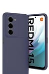 Mey İthalat®   Redmi 15 4G Auto Focus Karbon Kapak - Lacivert