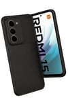 Mey İthalat®   Redmi 15 4G Auto Focus Karbon Kapak - Siyah