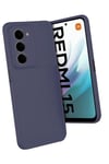 Mey İthalat®   Redmi 15 4G Auto Focus Karbon Kapak - Lacivert