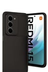 Mey İthalat®   Redmi 15 4G Auto Focus Karbon Kapak - Siyah