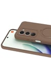 Mey İthalat®   Redmi 15 4G Regal Magsafe Standlı Kapak - Çöl Titanyum