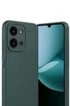 Mey İthalat®   Redmi 15C 4G Auto Focus Karbon Kapak - Koyu Yeşil