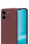 Mey İthalat®   Redmi 15C 4G First Silikon - Bordo