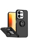 Mey İthalat®   Redmi 15C 4G Montreal Yüzüklü Silikon Kapak - Siyah