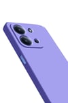 Mey İthalat®   Redmi 15C 4G Nano içi Kadife Silikon - Lila