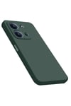Mey İthalat®   Redmi 15C 4G Nano içi Kadife Silikon - Koyu Yeşil