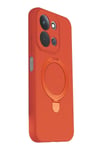 Mey İthalat®   Redmi 15C 4G Regal Magsafe Standlı Kapak - Turuncu