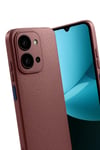 Mey İthalat®   Redmi 15C 4G Thermax Silikon Kılıf - Bordo