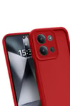 Mey İthalat®   Redmi 15C 4G Viera Silikon - Kırmızı