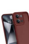Mey İthalat®   Redmi 15C 4G Viera Silikon - Bordo