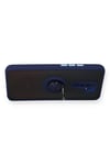 Mey İthalat®   Redmi 9 Kılıf Montreal Yüzüklü Silikon Kapak - Lacivert
