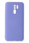 Mey İthalat®   Redmi 9 Kılıf Nano içi Kadife Silikon - Lila