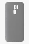 Mey İthalat®   Redmi 9 Kılıf Nano içi Kadife Silikon - Gri