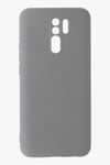 Mey İthalat®   Redmi 9 Kılıf Nano içi Kadife Silikon - Gri