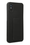 Mey İthalat®   Redmi 9A Kılıf Mega Standlı Silikon - Siyah
