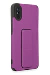 Mey İthalat®   Redmi 9A Kılıf Mega Standlı Silikon - Mor