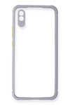 Mey İthalat®   Redmi 9A Kılıf Miami Şeffaf Silikon - Lila