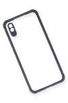 Mey İthalat®   Redmi 9A Kılıf Miami Şeffaf Silikon - Gri
