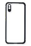 Mey İthalat®   Redmi 9A Kılıf Miami Şeffaf Silikon - Lacivert