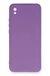 Mey İthalat®   Redmi 9A Kılıf Nano içi Kadife Silikon - Mor