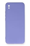 Mey İthalat®   Redmi 9A Kılıf Nano içi Kadife Silikon - Lila