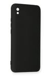 Mey İthalat®   Redmi 9A Kılıf Nano içi Kadife Silikon - Siyah