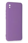 Mey İthalat®   Redmi 9A Kılıf Nano içi Kadife Silikon - Mor