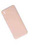 Mey İthalat®   Redmi 9A Kılıf Nano içi Kadife Silikon - Pudra
