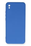 Mey İthalat®   Redmi 9A Kılıf Nano içi Kadife Silikon - Mavi