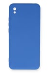 Mey İthalat®   Redmi 9A Kılıf Nano içi Kadife Silikon - Mavi