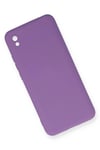 Mey İthalat®   Redmi 9A Kılıf Nano içi Kadife Silikon - Mor